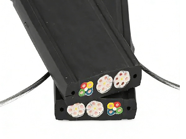 Double Steel Wire Reinforcement for Tensile Strength Flat Cable